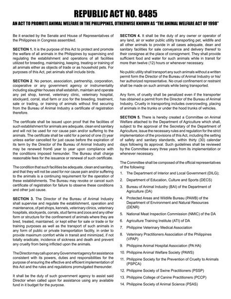 republic act no 8485|Republic Act No. 8485 .